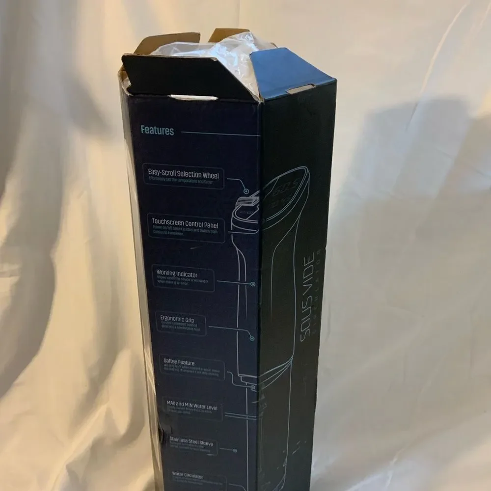 Kitchen Gizmo, Sous Vide Immersion Circulator, 800W Grey Circulator Stick